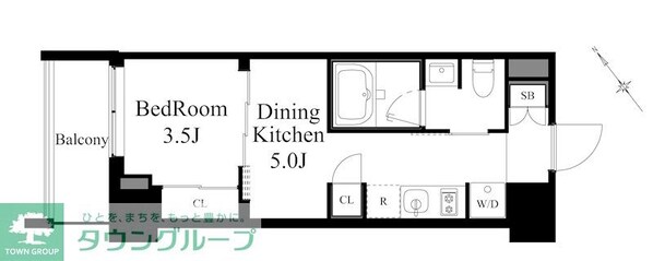 ラティエラ上野入谷の物件間取画像